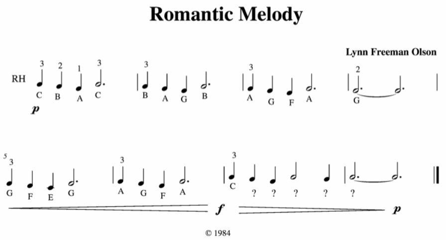 p.19 romantic melody