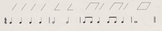 p87 rhythmic shorthand example 1.